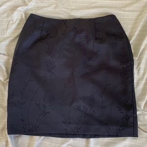 glitter printed skirt